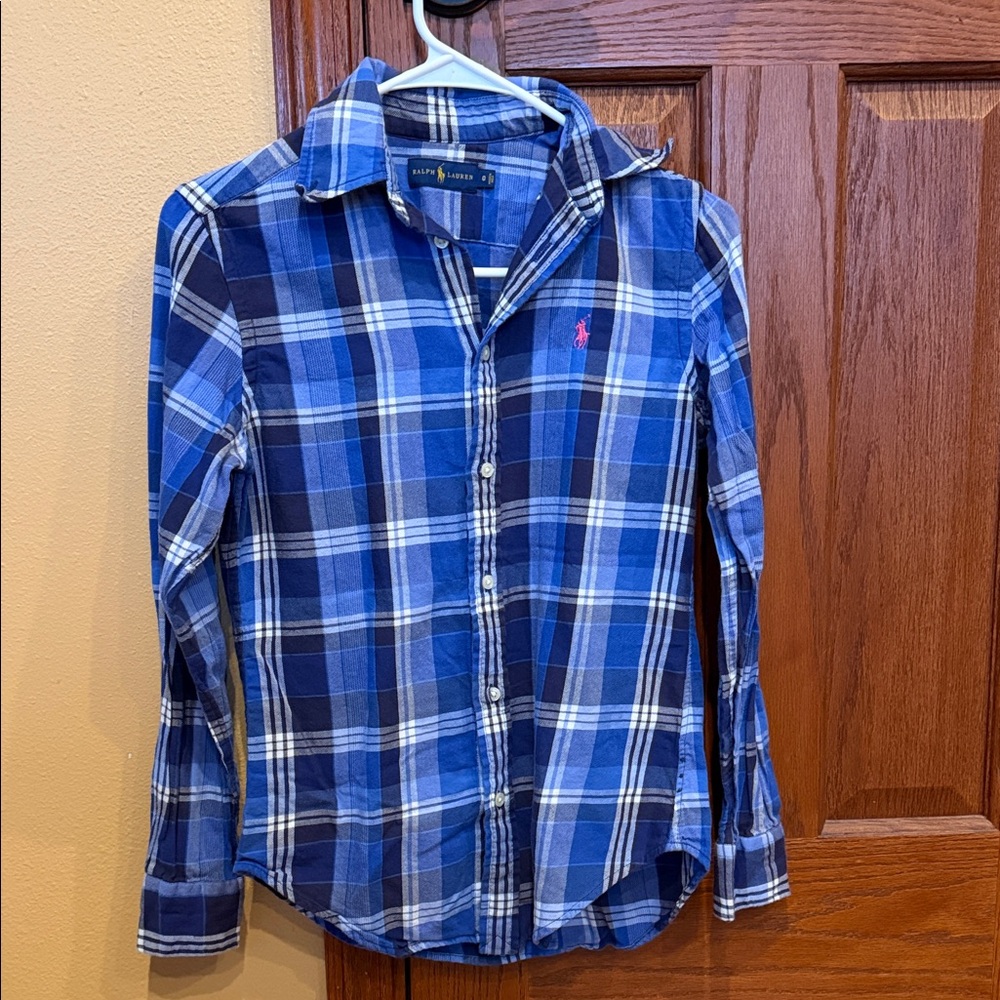Ralph Lauren Long Sleeve Button Down Top